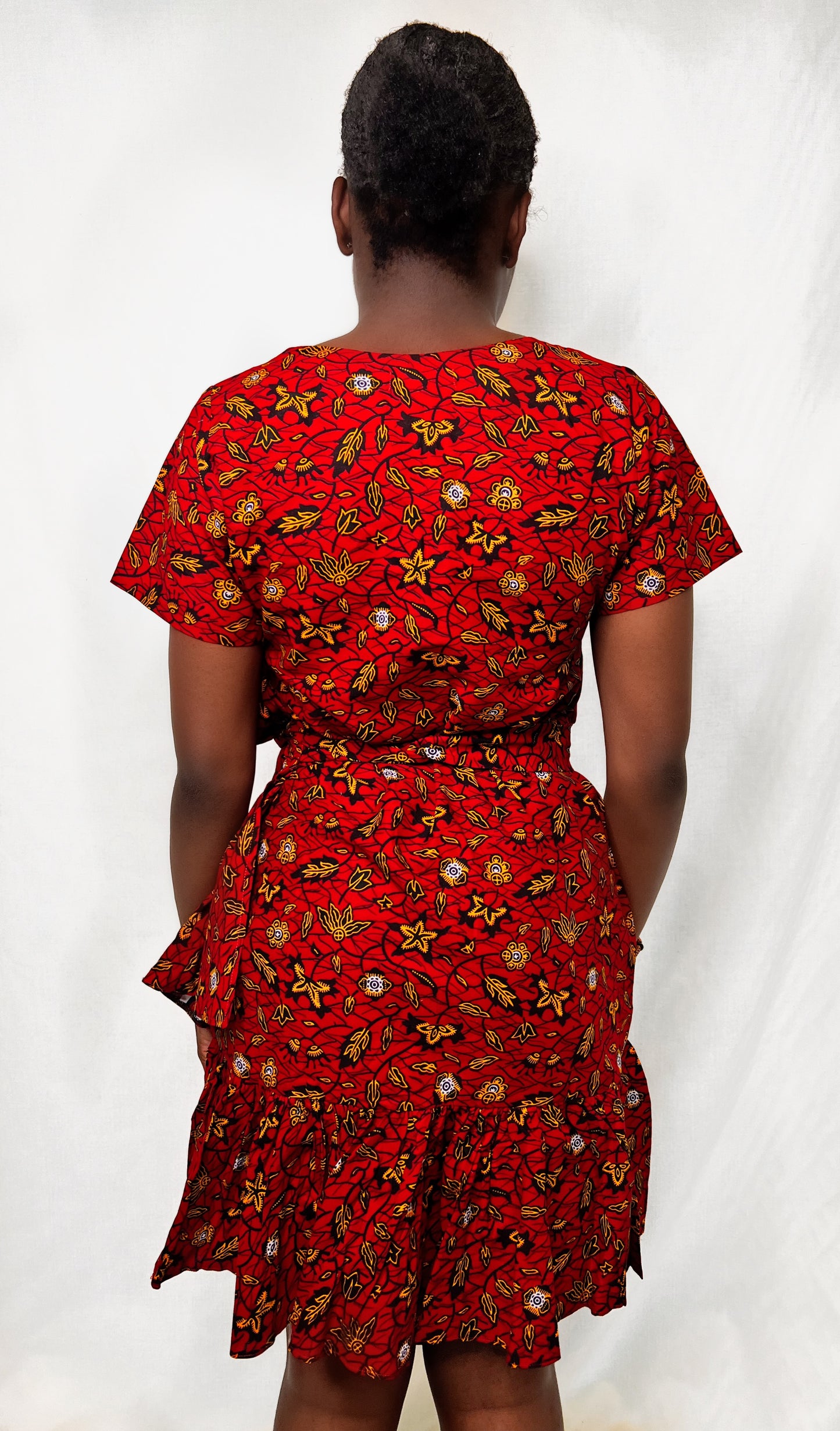SCARLET WRAP DRESS