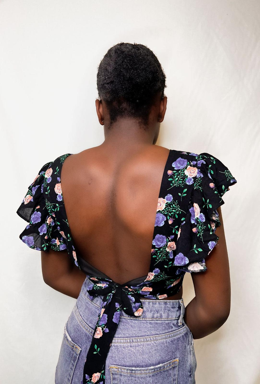 FLORAL CROPTOP