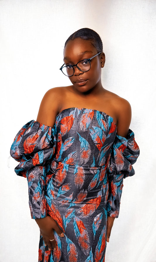 BLOOM MIDI DRESS