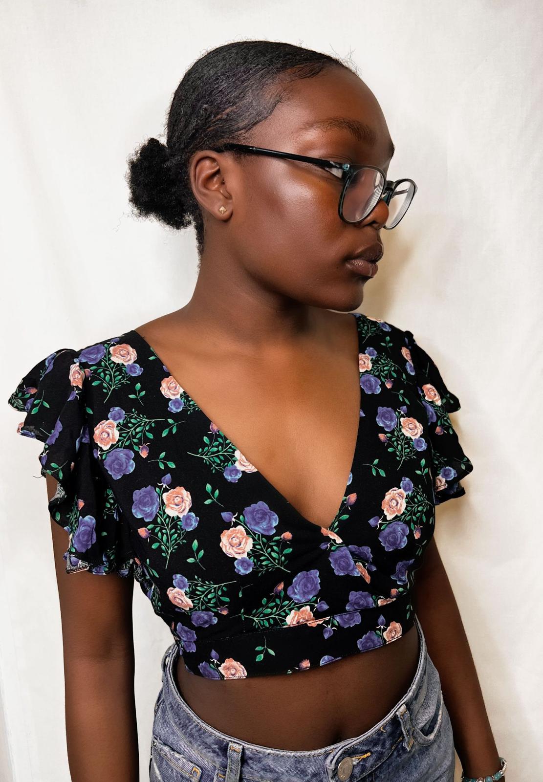 FLORAL CROPTOP