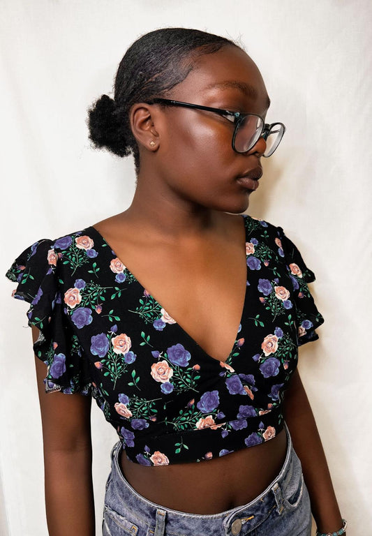 FLORAL CROPTOP
