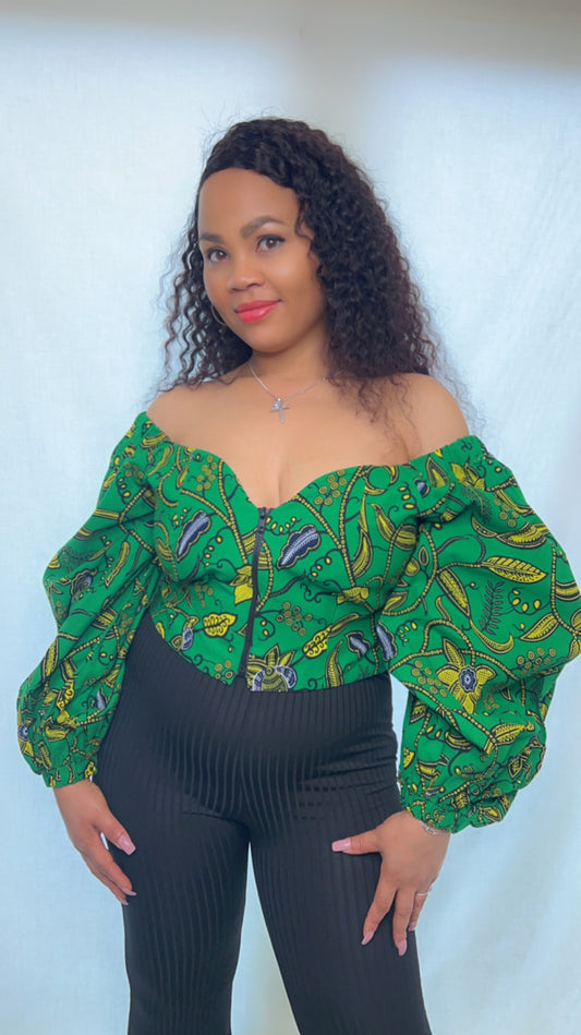 EMERALD CROP TOP