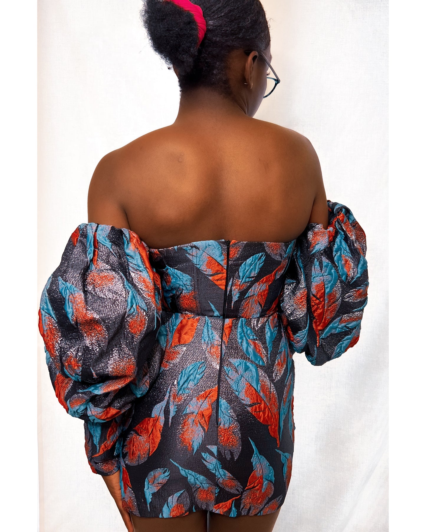 JACQUARD MINI DRESS